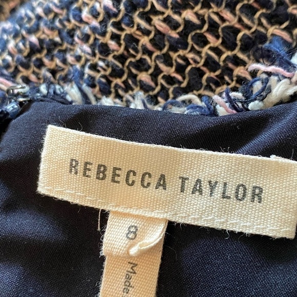 Rebecca Taylor Confetti Tweed Dress sleeveless size 8 - Picture 6 of 9